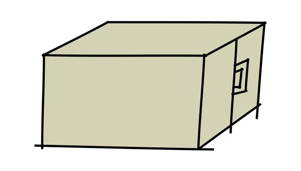 Gray box — Stock Vector
