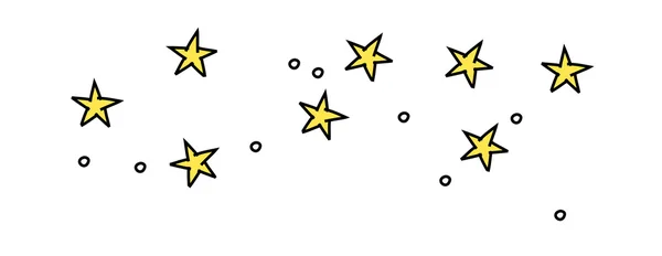 Yellow stars — Stock Vector