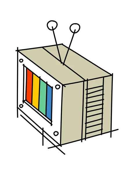 Monitor velho —  Vetores de Stock