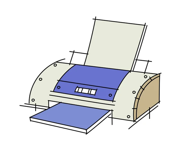 Printer — Stock Vector