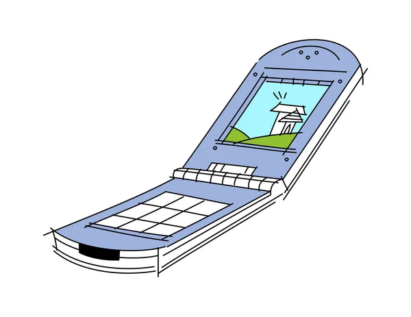 Mobilní telefon — Stockový vektor