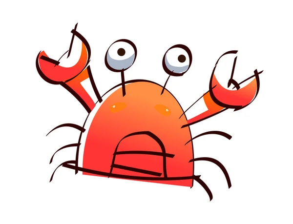 Red crab — Stock Vector