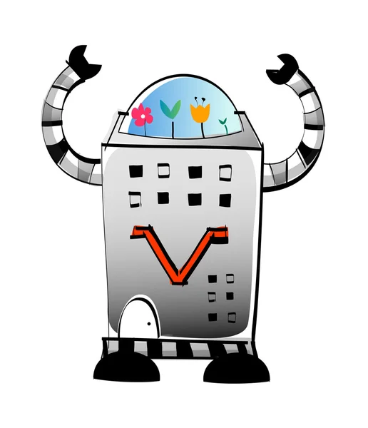 Fantasztikus robotok — Stock Vector