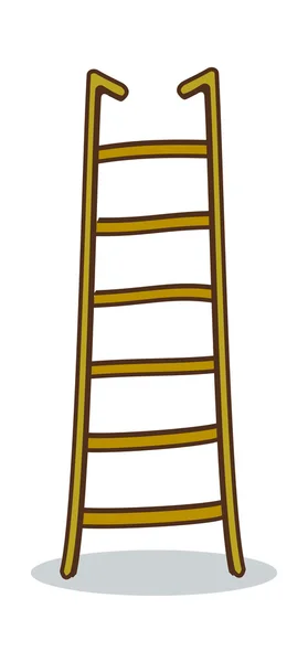 Houten ladder — Stockvector