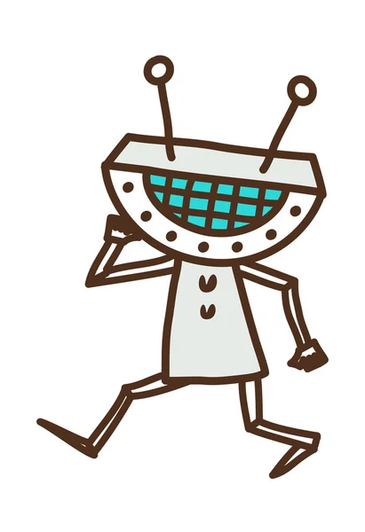 Fantasztikus robotok — Stock Vector