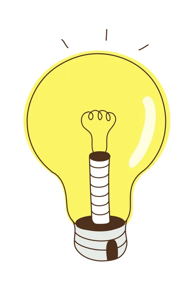 Light bulb — Stock Vector