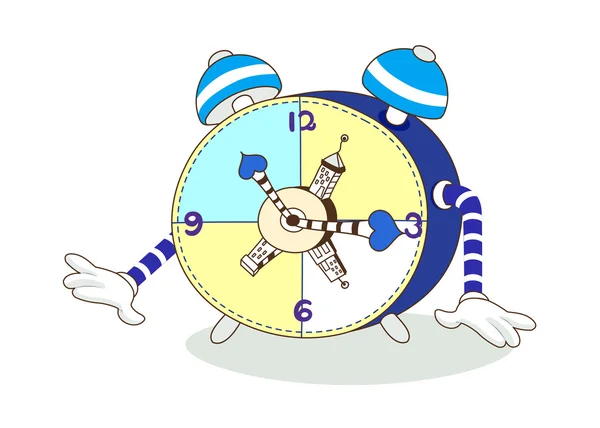 Fantástico reloj — Vector de stock