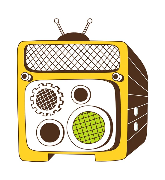 Radios antiguas — Archivo Imágenes Vectoriales