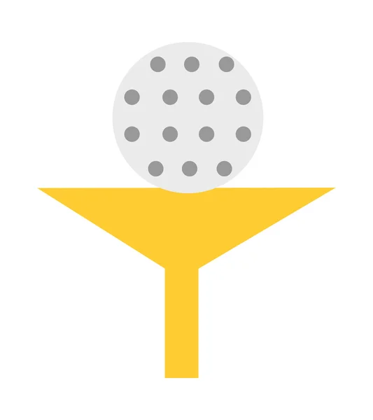 Golfbal — Stockvector