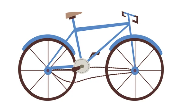 Blaues Fahrrad — Stockvektor