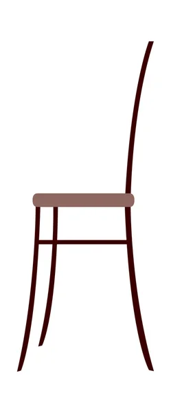 Chaise marron — Image vectorielle