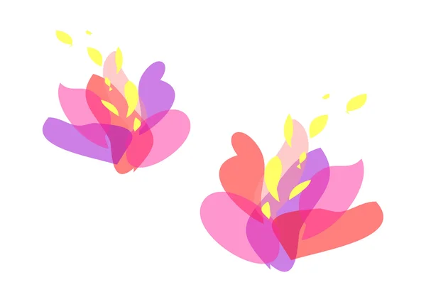 美しい花 — ストックベクタ
