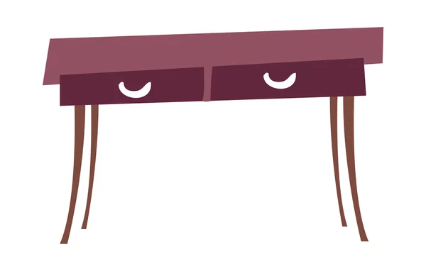 Table marron — Image vectorielle