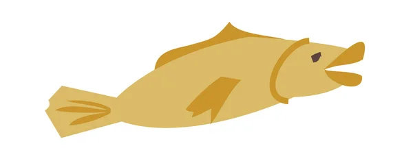 Желтая рыба — стоковый вектор