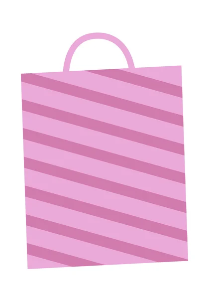 Pink shopping bag — Stock Vector