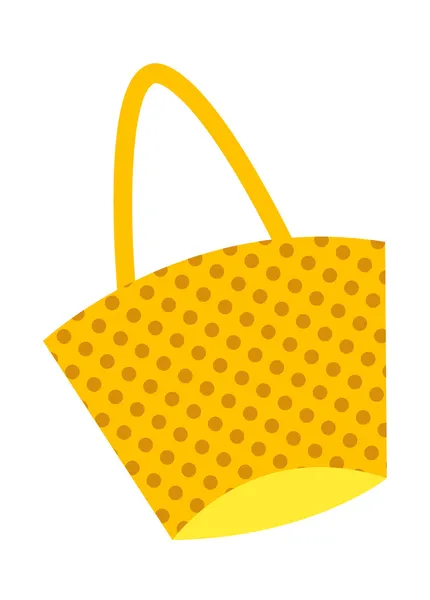 Bolsa amarilla — Vector de stock