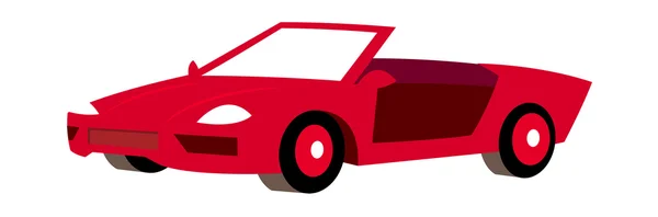 Червоний спортивний автомобіль — стоковий вектор