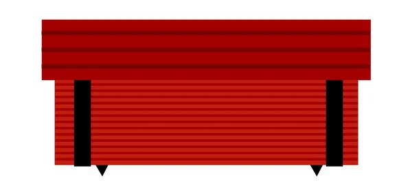 Table rouge — Image vectorielle