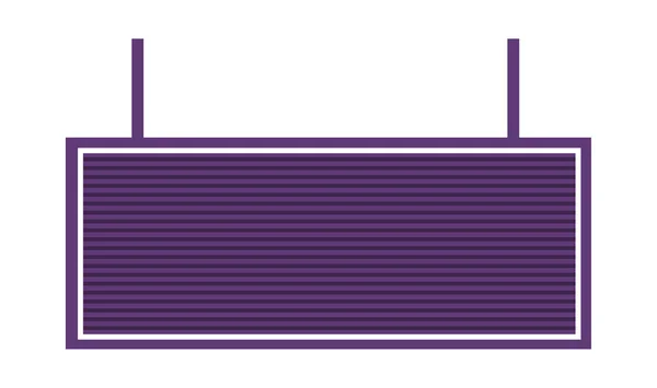 Purple plate information — Stock Vector