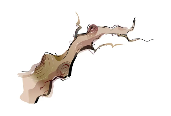 木の幹 — ストックベクタ