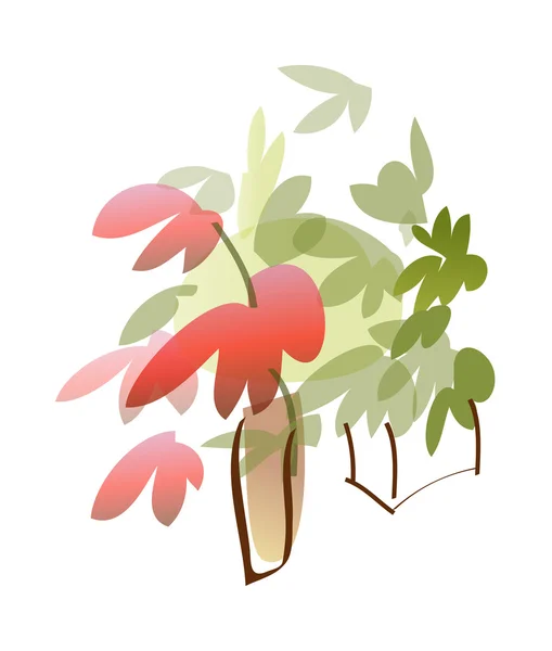 Opmerkelijke plant — Stockvector