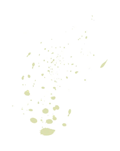 Green paint stains — Stock Vector