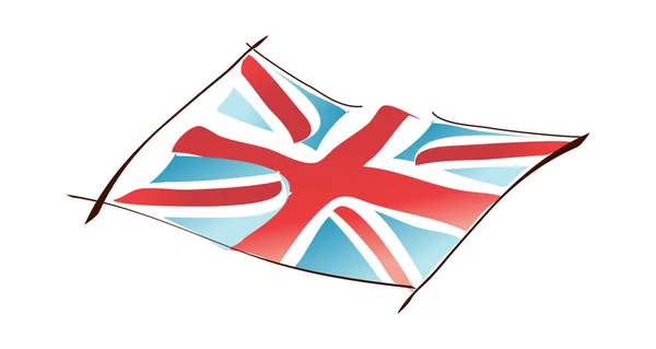 联合王国的国旗 — 图库矢量图片