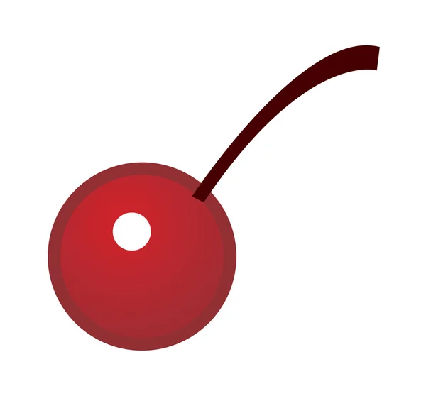 Cereja vermelha — Vetor de Stock