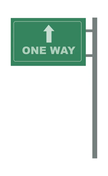 Panneau routier vert — Image vectorielle