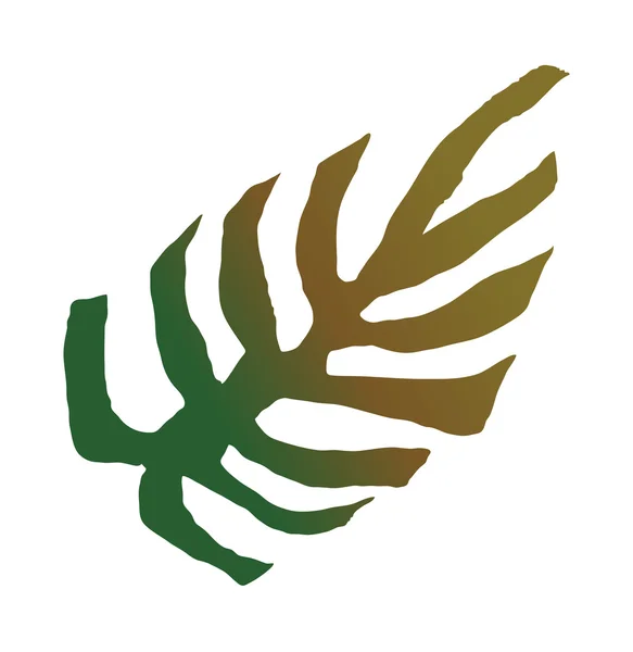 Feuille de palmier — Image vectorielle