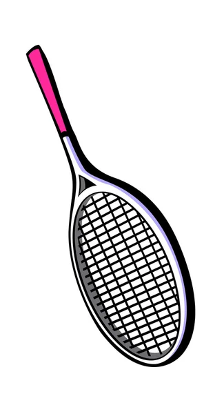 Raqueta de tenis — Vector de stock