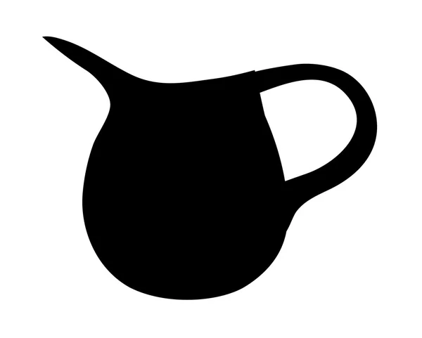 Pot noir — Image vectorielle