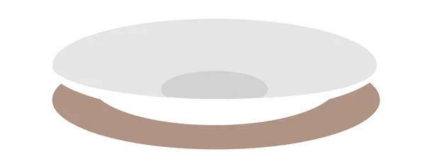 Белая плита — стоковый вектор