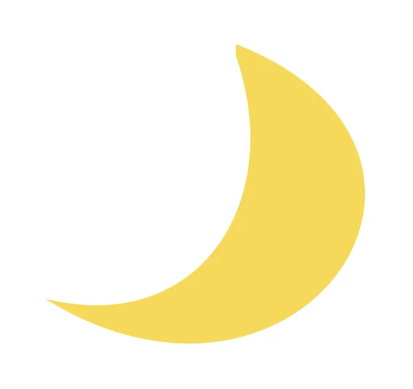 Lune jaune — Image vectorielle