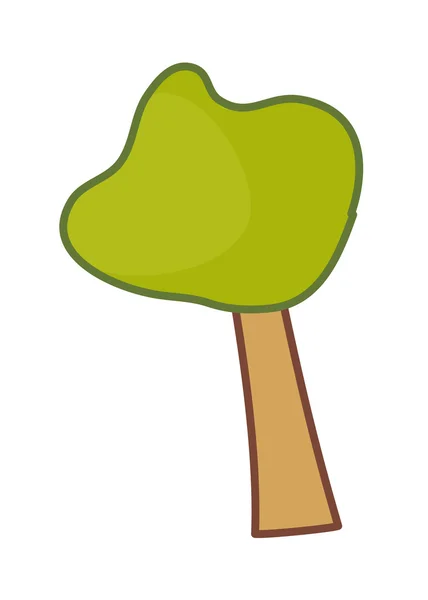 Árbol verde — Vector de stock