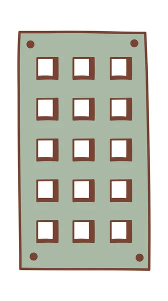 Färgglada byggnader — Stock vektor