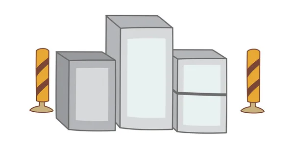 Betonblokken — Stockvector