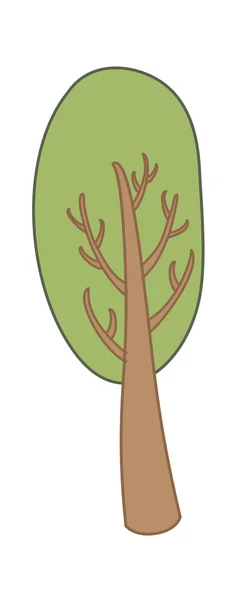 Zelený strom — Stockový vektor
