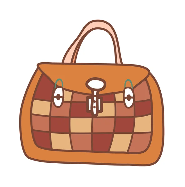 Sac marron — Image vectorielle