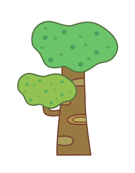 Zielone drzewo — Wektor stockowy