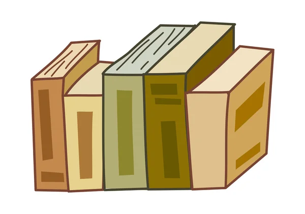 Стопка книг — стоковый вектор