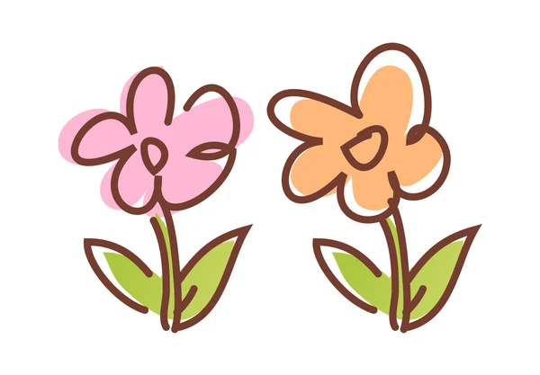 Vackra blommor — Stock vektor