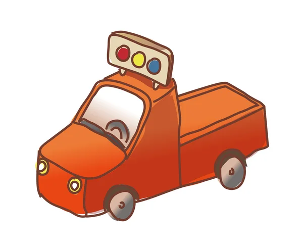 Червоний вантажівка — стоковий вектор