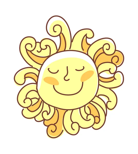 Fantastic sun — Stock Vector