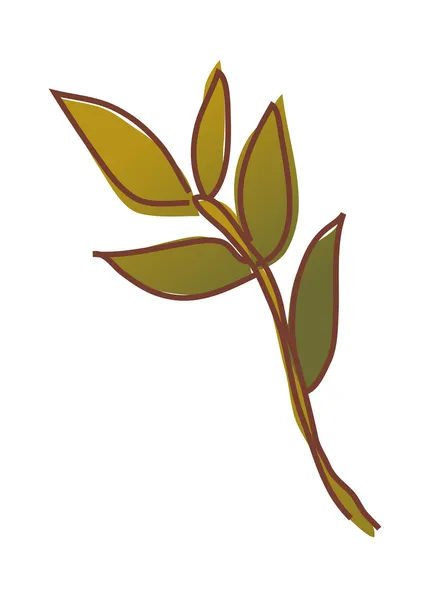 Planta verde — Vector de stock