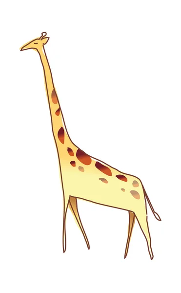 Giraffe — Stockvektor