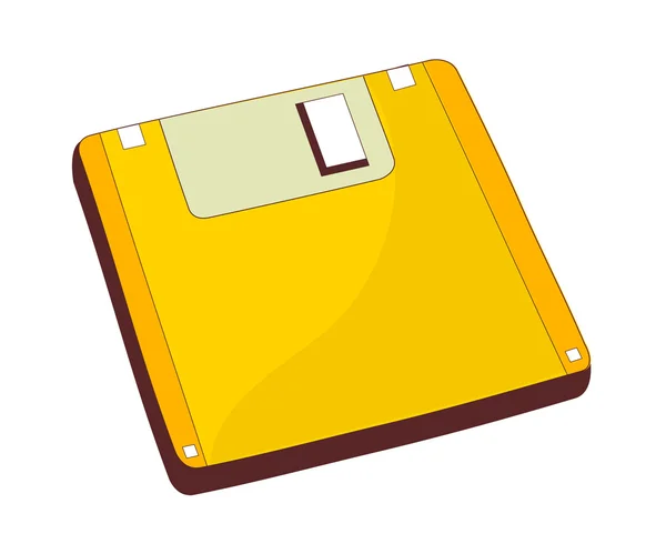 Floppy orange — Image vectorielle