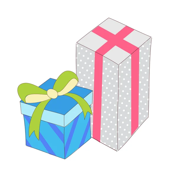 Coffrets cadeaux — Image vectorielle