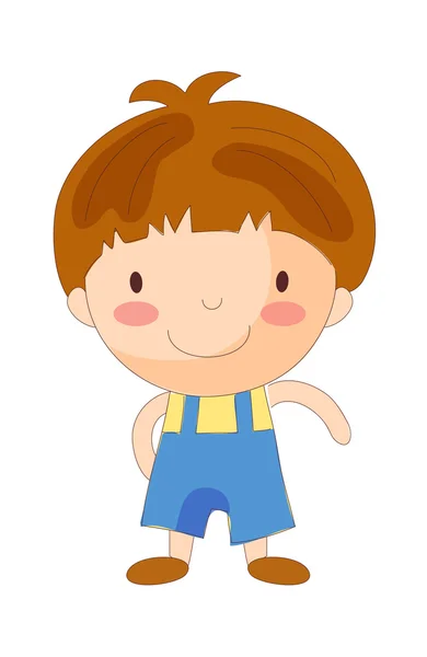 Pequeño niño — Vector de stock