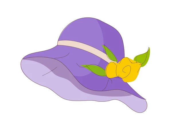 紫の帽子 — ストックベクタ